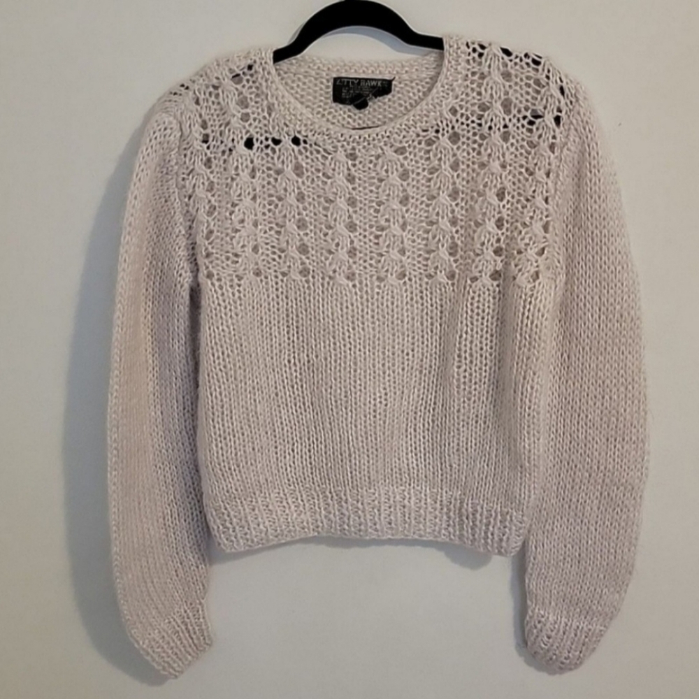 Kitty Hawk Vintage Blush Like Sweater Size Small